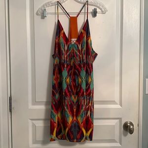 Alice + Olivia X Scoop Printed Dress